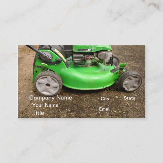 Small Engine Repair Business Card (Front)
