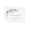 Small Eucalyptus Greenery Wedding RSVP Card