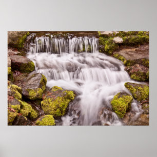 Small Falls In Yosemite Poster