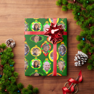 Small Family Collage Wrapping Paper
