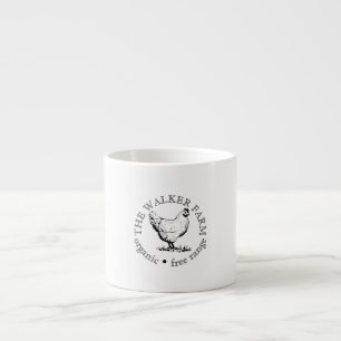 Small Farm Business Promotional Logo Espresso Cup