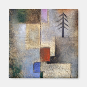 Small fir picture (1922) by paul klee magnet
