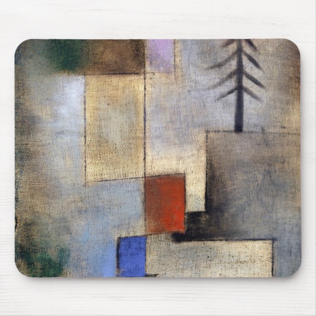 Small fir picture (1922) by paul klee mouse mat (Front)