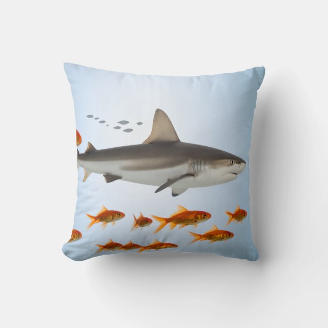 Small Fish Big Shadow Cushion (Front)