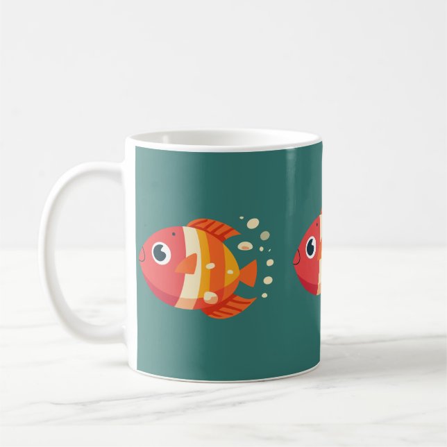 small fish coffee mug (Left)
