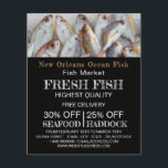 Small Fish, Fishmonger/Wife, Fish Market Advert Flyer<br><div class="desc">Small Fish,  Fishmonger/Wife,  Fish Market Advertising Flyers By The Business Card Store.</div>