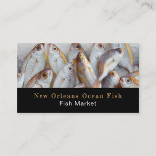 Small Fish, Fishmonger/Wife, Fish Market Business Card