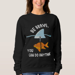 Small Fish With Shark Fin Sweatshirt