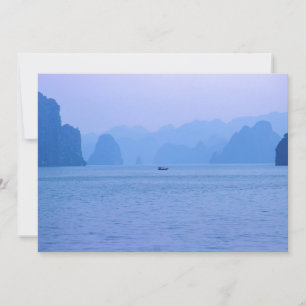 Small fishing boat in Ha Long Bay - Vietnam, Asia Invitation
