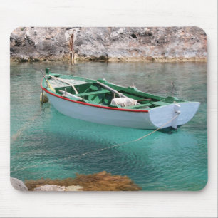 Small Fishing Boat Mouse Mat