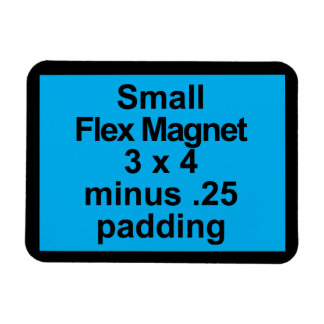 Small Flex Magnet Template Horizontal Fit Black BG