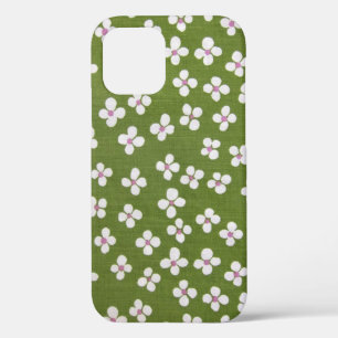 Small Flowers, Japanese Design iPhone 12 Case