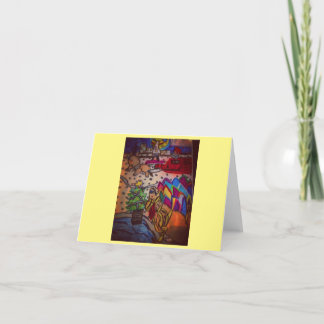 Small Folded Note from Katie Thank You Card