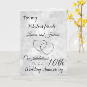 Small Friends 10th Anniversary greeting Card