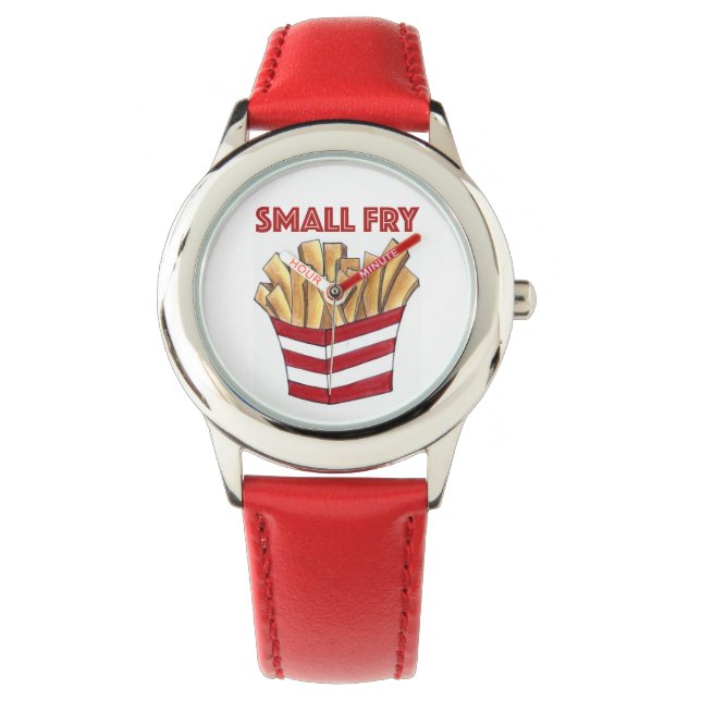 SMALL FRY Fast Food French Fries Foodie Kid Watch (Front)