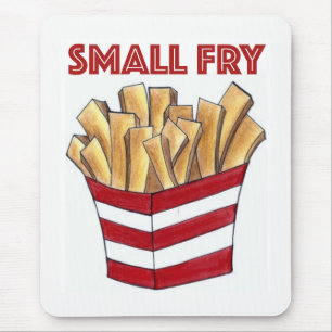 SMALL FRY French Fries Fast Food Junk Foodie Mouse Mat