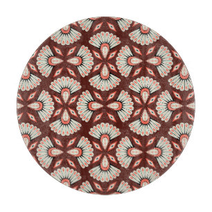 Small Geometric Motifs: Decoration Textile Pattern Cutting Board