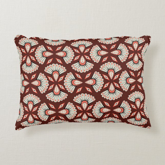 Small Geometric Motifs: Decoration Textile Pattern Decorative Cushion (Front)