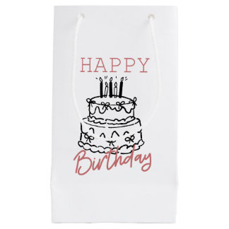 Small Gift Bag - Minimalist Birthday