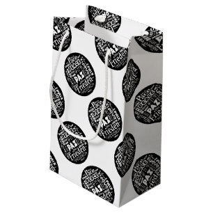 Small gift bag peace design in multiple languages