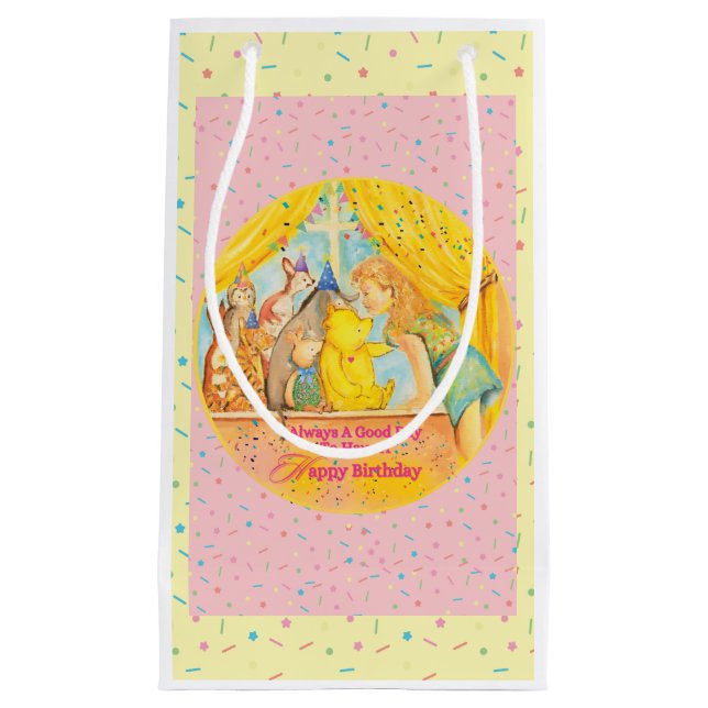 Small Gift Bag - Winnie The Pooh  (Front)