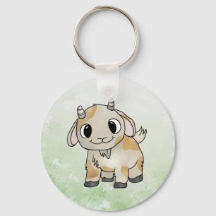 small goat key ring