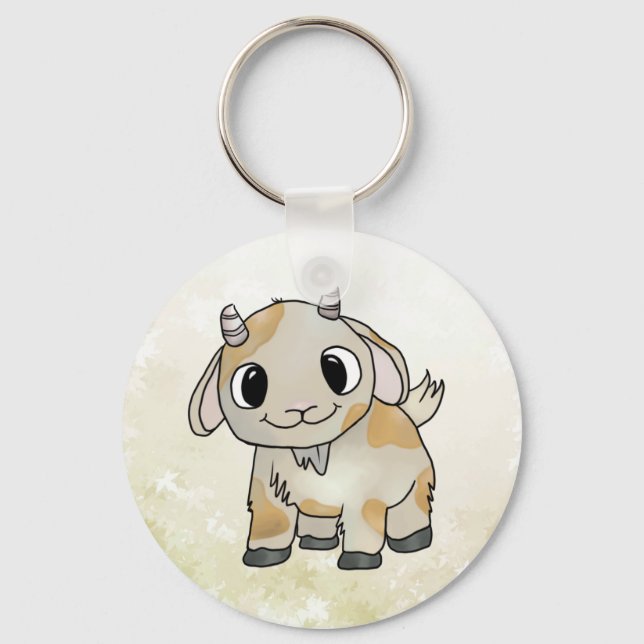 small goat key ring (Front)
