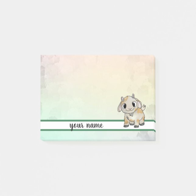 small goat post-it notes (Front)