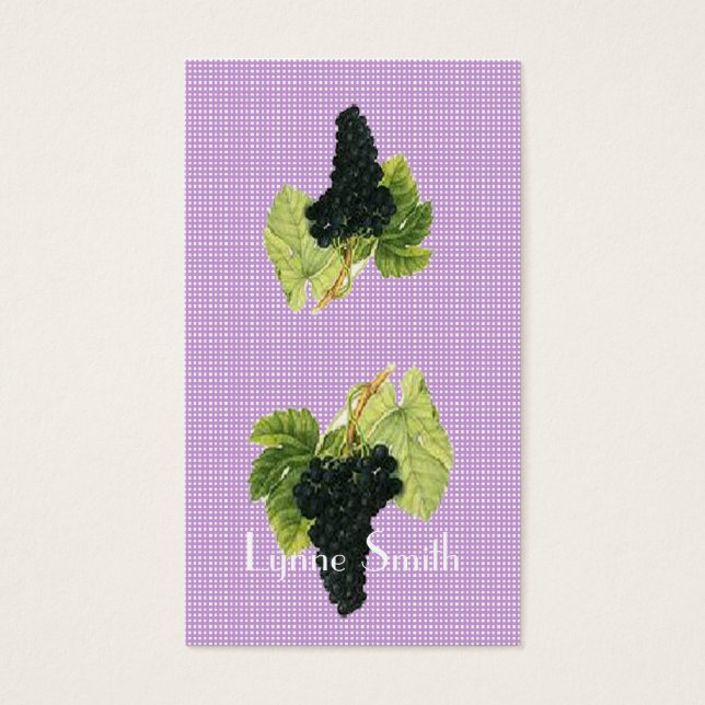 Small Grapes Bookmark - add your own magnet (Front)