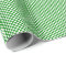 Small Green and White Checks Wrapping Paper