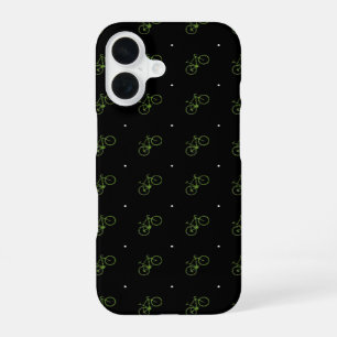 small green bikes iPhone 16 case