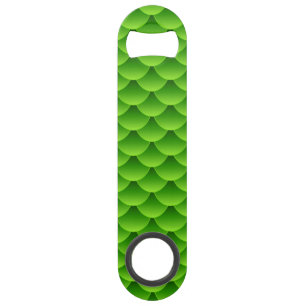 Small Green Fish Scale Pattern