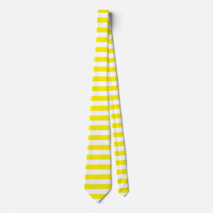 Small Horizontal Yellow Stripes Tie