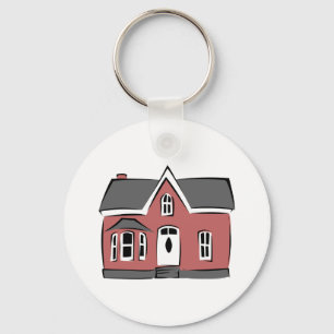 Small House Key Ring