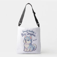 Small Husky Big Drama Funny Puppy