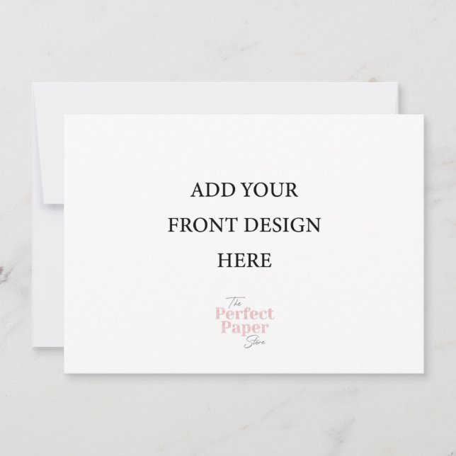 Small Invitation Template Landscape (4.5 x 6.25)  (Front)