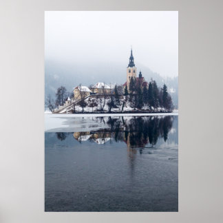 Small Island Church Poster