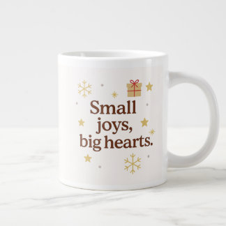 Small Joys, Big Hearts | Cozy Christmas Mug