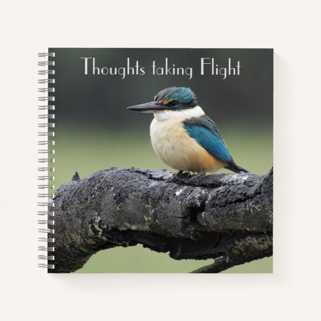 Small Kookaburra Bird Notebook (Front)