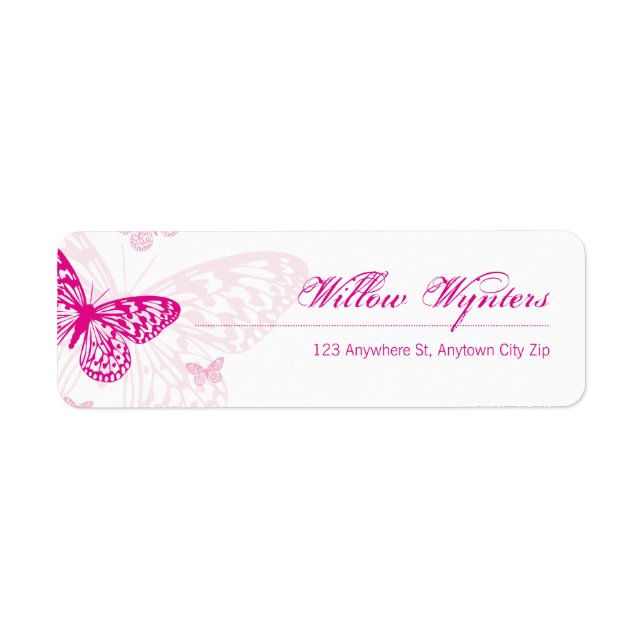 SMALL LABEL SEALS :: butterflies 1 (Front)
