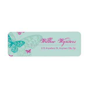 SMALL LABEL SEALS :: butterflies 5