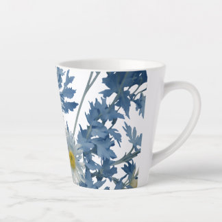 Small Latte Mug, 12 oz - Floral Explosion Design Mug