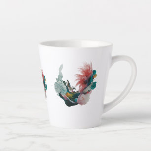 Small Latte Mug 12 oz – Modern Abstract Nature Art