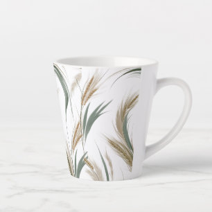 Small Latte Mug 12oz   Minimal Farmhouse Style