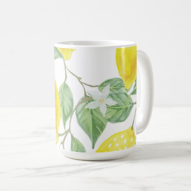 Small Lemon Breakfast   Coffee Mug (Front Right)