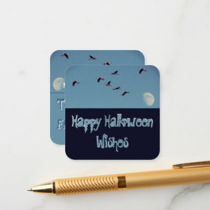 Small Little Halloween Wishes Paper Enclosure Card