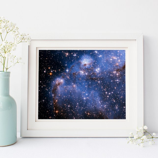 Small Magellanic Cloud Blue Space Photo 10x8 Poster (Small Magellanic Cloud Blue Space Photo 10x8 Poster)