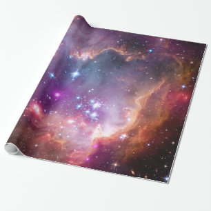 Small Magellanic Cloud Galaxy Space Wrapping Paper