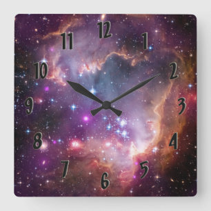 Small Magellanic Cloud Square Wall Clock