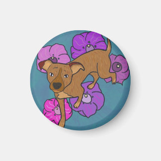 Small magnet with Big dog design